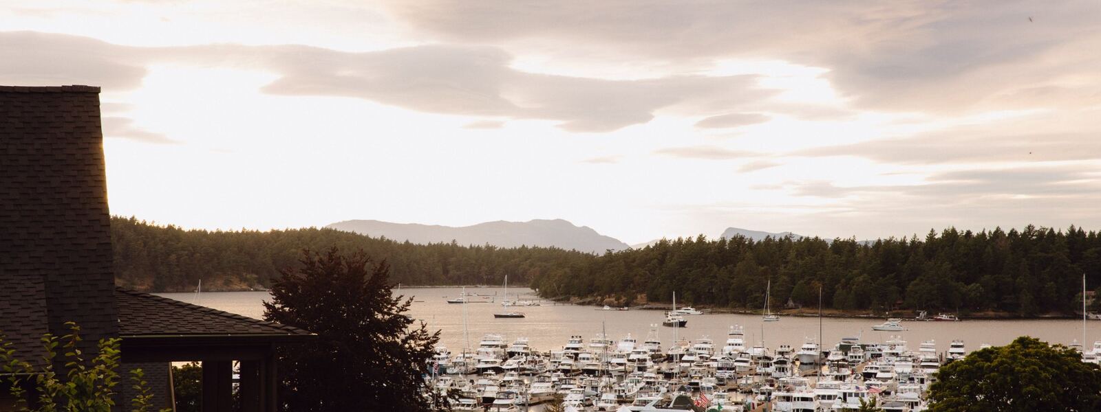 Roche Harbor at sunset, San Juan Island